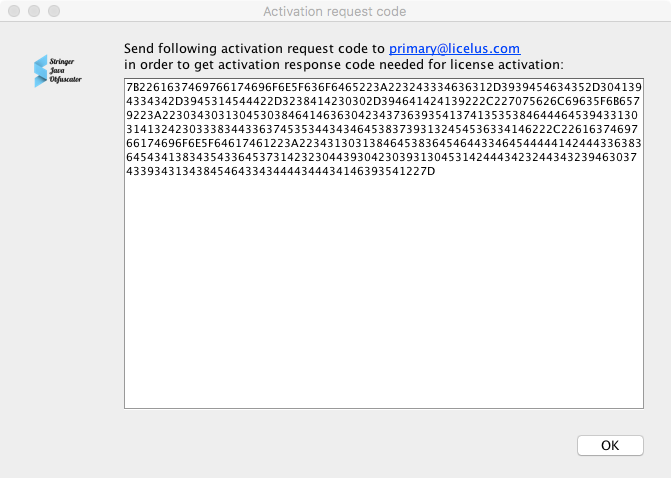 generate activation request