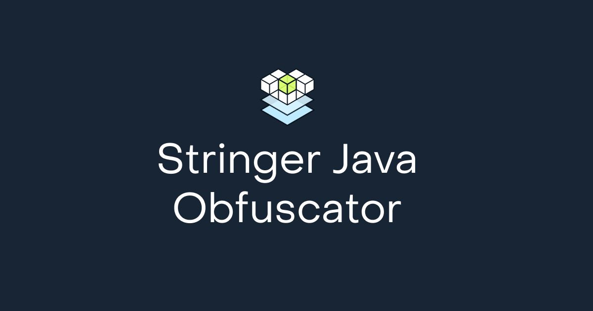 github - thomasandrasek the-obfuscatorinator: a java... Introduction to Stringer Java Obfuscator